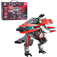 Конструктор Qman 41228 "Бойовий Робот Теновий Тиранозавр Трансформер Куб 2в1" 544 деталі