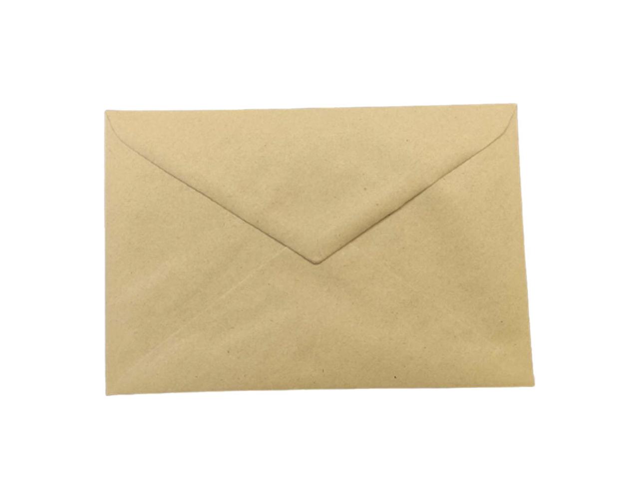 Конверт С5 крафтовий із трикутним клапаном (227мм*163 мм) коричневий, 80 гр, мокроклейка
