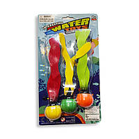 Игрушки-водоросли для ванной и бассейна, обучения нырянию, 3 шт, разноцветные GE-19