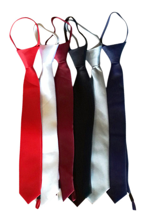 Краватка шкільна дитяча на кнопці, асорті