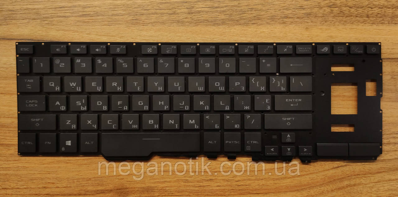 Клавіатура для Asus ROG Zephyrus Duo 15 GX550 з підсвіткою, фото 1
