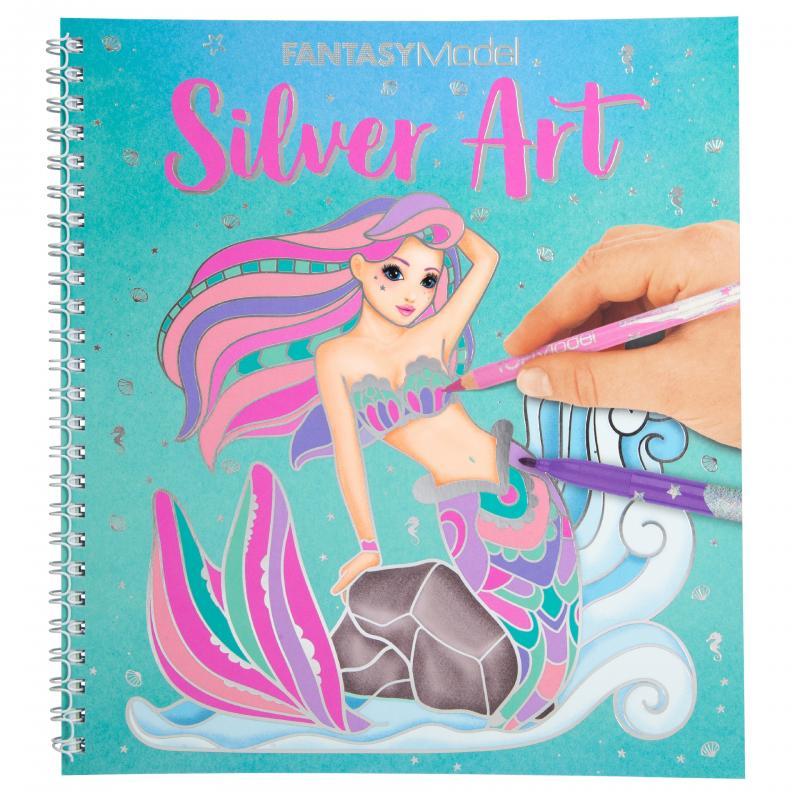 TOP Model Fantasy Книжка-розмальовка Silver Art Срібне мистецтво 11237