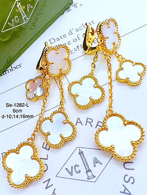 Сережки Stainlees Steel (14-K), фото 1