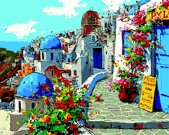 Картина по номерам Грецькі канікули 40*50 cm ART Line, фото 1