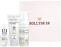 Набор - Hollyskin Glycolic AHA Acid Intensive Care (mask/100ml + foam/150ml + ser/50ml) (899590-2)