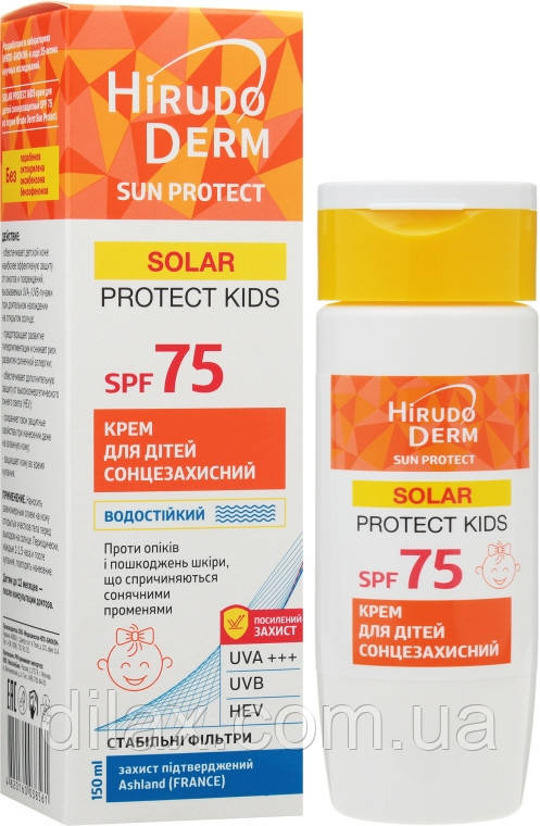 Крем для детей солнцезащитный - Hirudo Derm Sun Protect SPF 75 (631819) - фото 1 - id-p1913503618