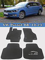 ЕВА коврики Volkswagen Passat B8 2014-2023. ЕВА ковры Фольксваген Пасат Б8