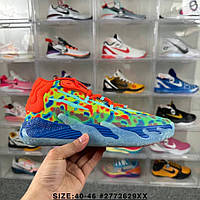 Eur36-46 мужские детские кроссовки Puma MB.03 «GutterMelo» баскетбольные разноцветные