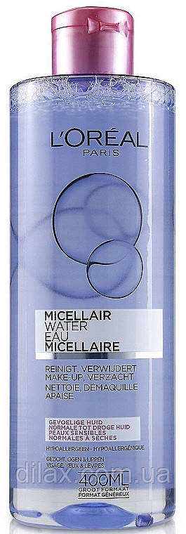 Мицеллярная вода для нормальной кожи - L&#39;Oreal Paris Micellar Water Normal Dry Sensitive (721390) - фото 2 - id-p1913500908