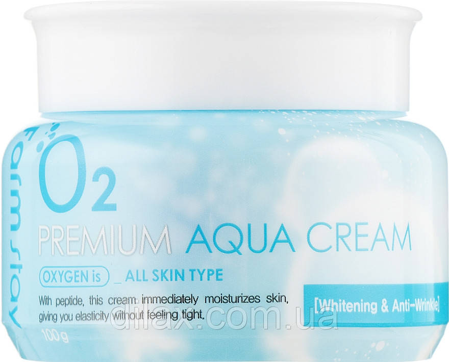 Увлажняющий крем с кислородом - FarmStay Premium O2 Aqua Cream (805293-2) - фото 2 - id-p1913499435