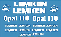 Наклейки Lemken opal 110 плуг культиватор лемкен опал 090 90