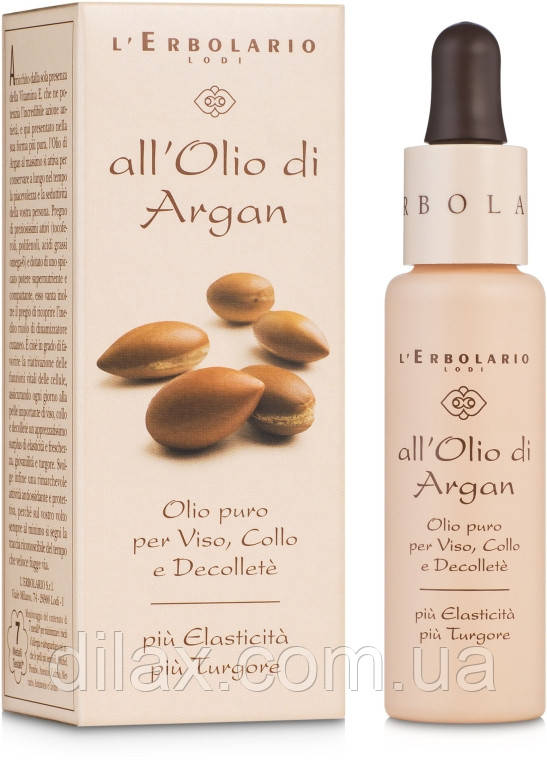 Олія для обличчя, зони шиї та декольте "Арганія" — L&#39;Erbolario ALL&#39;Olio di Argan (50183-2)