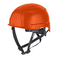 Каска защитная BOLT200 невентилируемая для промышленного альпинизма оранжевая MILWAUKEE