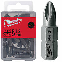 Насадка Milwaukee PH2 25мм (25 шт)