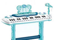 Дитяче піаніно синтезатор для дітей з мікрофоном та підсвічуванням 37 клавіш 12 функцій Дитячі синтезатори