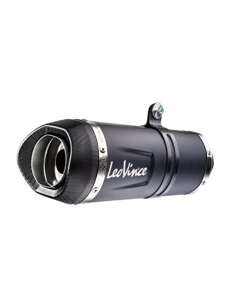 Повна вихлопна система LeoVince LV One Evo Black Edition [нержавіюча сталь, без омологації] для Yamaha MT-07/FZ-07