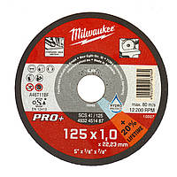 Отрезной диск по металлу MILWAUKEE SCS 41 PRO+, 125 х 1,0 х 22,23 мм