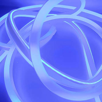 Неон світлодіодний Led 220V IP65 блакитний лід (LED Flex Neon) для вуличного освітлення