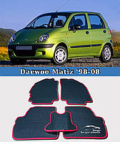 ЕВА коврики Daewoo Matiz 1998-2008. EVA ковры Део Матиз