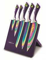 Набір ножів Barton Steel BS-9036 violet
