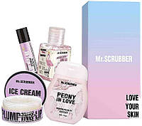 Набор - Mr.Scrubber Sweet Ice Cream (lip/balm/5g + lip/scrub/50ml + h/cr/50ml + sanitizer/30ml) (929476-2)