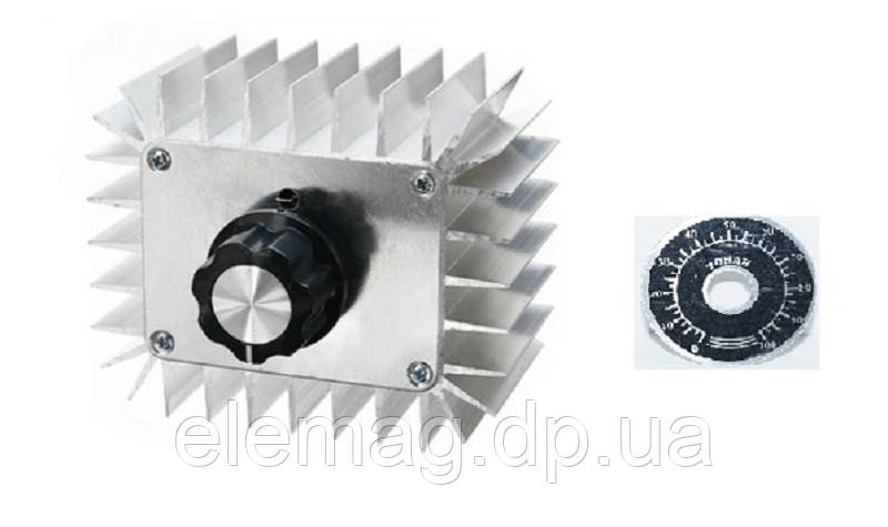 5000 Вт Симисторный регулятор мощности 220В (диммер 5 кВт) с колечком ...