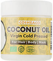 Кокосова олія для волосся холодного пресування, нерафінована — Cosheaco Oils &#38; Butter (272615-2)