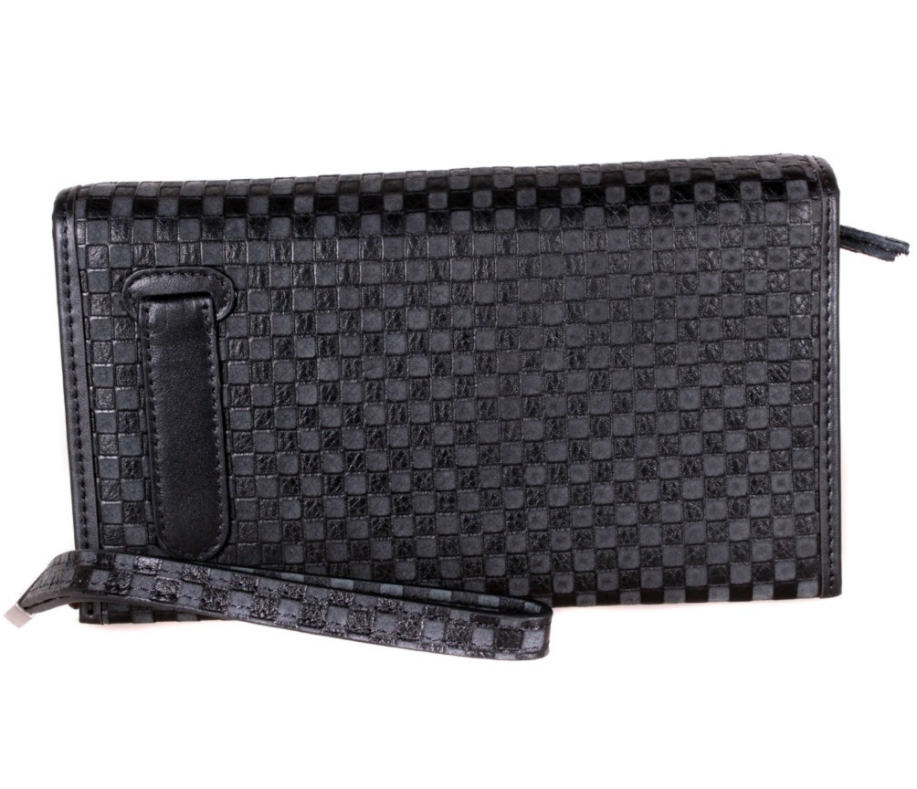 Чоловік шкіряний клатч 30706 Сірий, фото 1