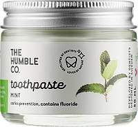 Натуральная зубная паста реминерализующая в стеклянной банке «Освежающая мята» - The Humble Co. Mint