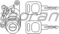 Циліндр замка TOPRAN 108611 ,AUDI 100 (44, 44Q, C3), AUDI 100 (44, 44Q, C3), AUDI 100 (44, 44Q, C3), AUDI 100