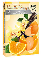 Ароматичні свічки-таблетки Ваніль-апельсин Bispol p15-37