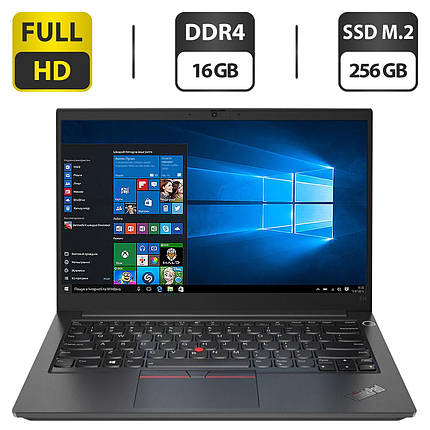 Ноутбук Lenovo ThinkPad E14/ 14" (1920x1080)/ Core i5-10210U/ 16 GB RAM/ 256 GB SSD/ UHD, фото 1