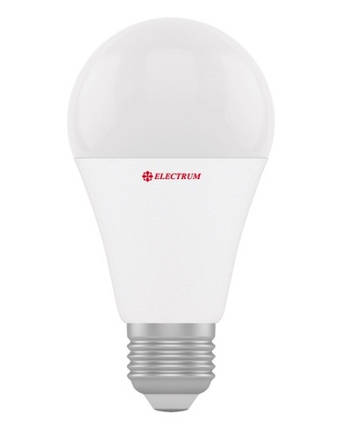 Світлодіодна лампа Electrum A-LS-0147 A60 15W E27 3000K PA LS-22 Код.58712, фото 1