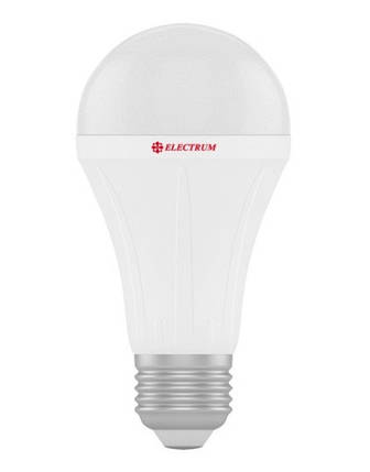 Світлодіодна лампа Electrum A-LS-0441 A60 18W E27 3000K PA LS-28 Код.58711, фото 1