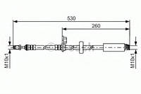 ШЛАНГ ТОРМ ПЕРЕДНИЙ BOSCH 1987481395 ,CITROËN C3 Picasso, CITROËN C3 Picasso, CITROËN C3 Picasso, CITROËN C3