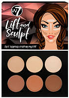 Палетка для контуринга лица - W7 Lift &#38; Sculpt Face Shaping Contour Palette (787816-2)