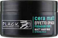 Воск с матовым эффектом - Black Professional Line Cera Matt Effetto Opaco (581131-2)