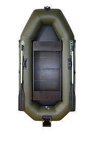 Надувний човен Omega 250LST (поворотні вимикані+слань килимок і навісний транець)