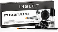 Набор - Inglot Eye Essentials Set (liner/5,5g + 9ml + duraline/9ml + brush/1pc) (957372-2)