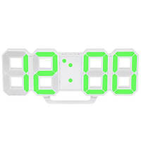 Электронные настольные LED часы с будильником и термометром VST LY 1089 Зеленная подсветка z12-2024