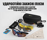 Окуляри RockBros Polarized чорні з синім із змінними лінзами (5 шт.) та вставкою для діоптрій solve, фото 9