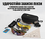 Окуляри RockBros Polarized olive із змінними лінзами (5 шт.) та вставкою для діоптрій solve, фото 4