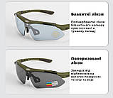 Окуляри RockBros Polarized olive із змінними лінзами (5 шт.) та вставкою для діоптрій solve, фото 6