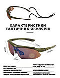 Окуляри RockBros Polarized olive із змінними лінзами (5 шт.) та вставкою для діоптрій solve, фото 10