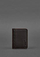 Мужская кожаная обложка для ID-паспорта и водительских прав 4.0 карбон коричневая BlankNote z113-2024