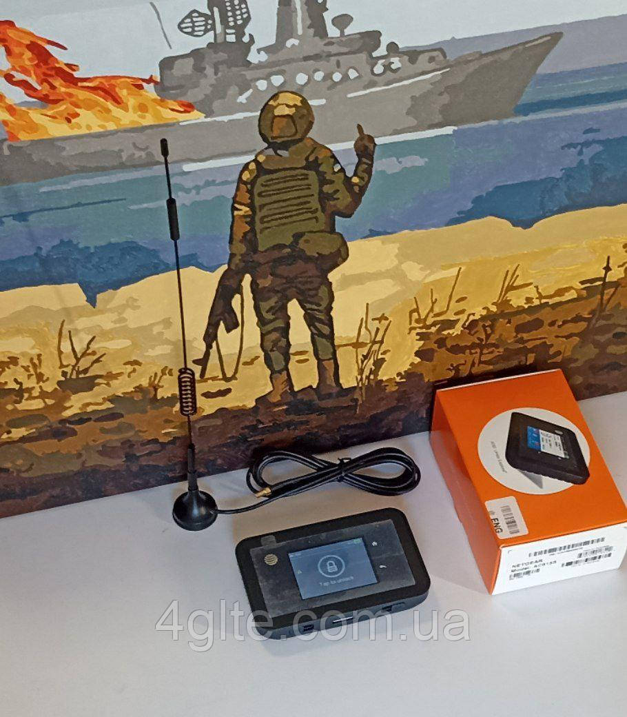 Мобільний модем 4G Wi-Fi Роутер Netgear AC815s 4340 mAh + антена 4G (LTE) на 12 db, фото 1