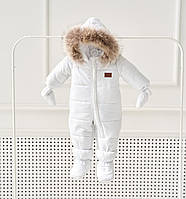 Дитячий зимовий термокомбінезон "Северленд" зріст 74 см Kid's Fantasy Білий