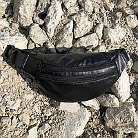 Чоловіча містка бананка, Стильна поясна сумка для міста, Бананка сумка Чоловіча на два відділи LG-40