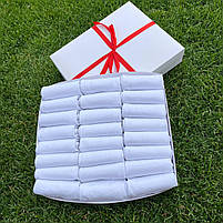 Чоловічі шкарпетки низькі білі розміри 41-45. Короткі літні шкарпетки. Чоловічі шкарпетки з бавовни набір 24 пар, фото 5