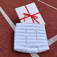 Чоловічі шкарпетки низькі білі розміри 41-45. Короткі літні шкарпетки. Чоловічі шкарпетки з бавовни набір 24 пар, фото 7